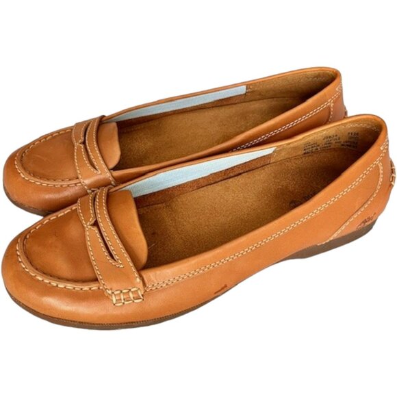 Timberland Benin Leather Classic Penny Loafer - Wheat (Golden Tan) - 9M - Picture 4 of 10